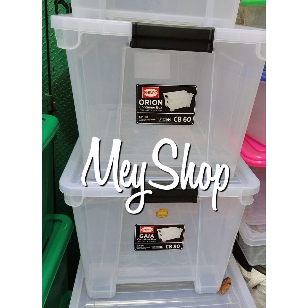 Container box Shinpo bening CB 60, CB 80/box shinpo CB 60,CB 80 transparan/Box transparan shinpo