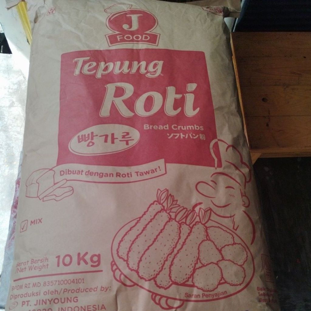 

tepung roti/bread crumbs mix 2 warna 10kg merk Jfood