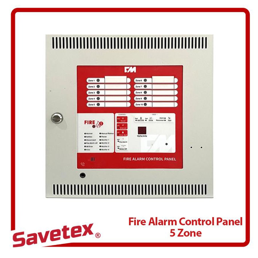 Fire Alarm Control Panel 5 Zone / MCFA Conventional
