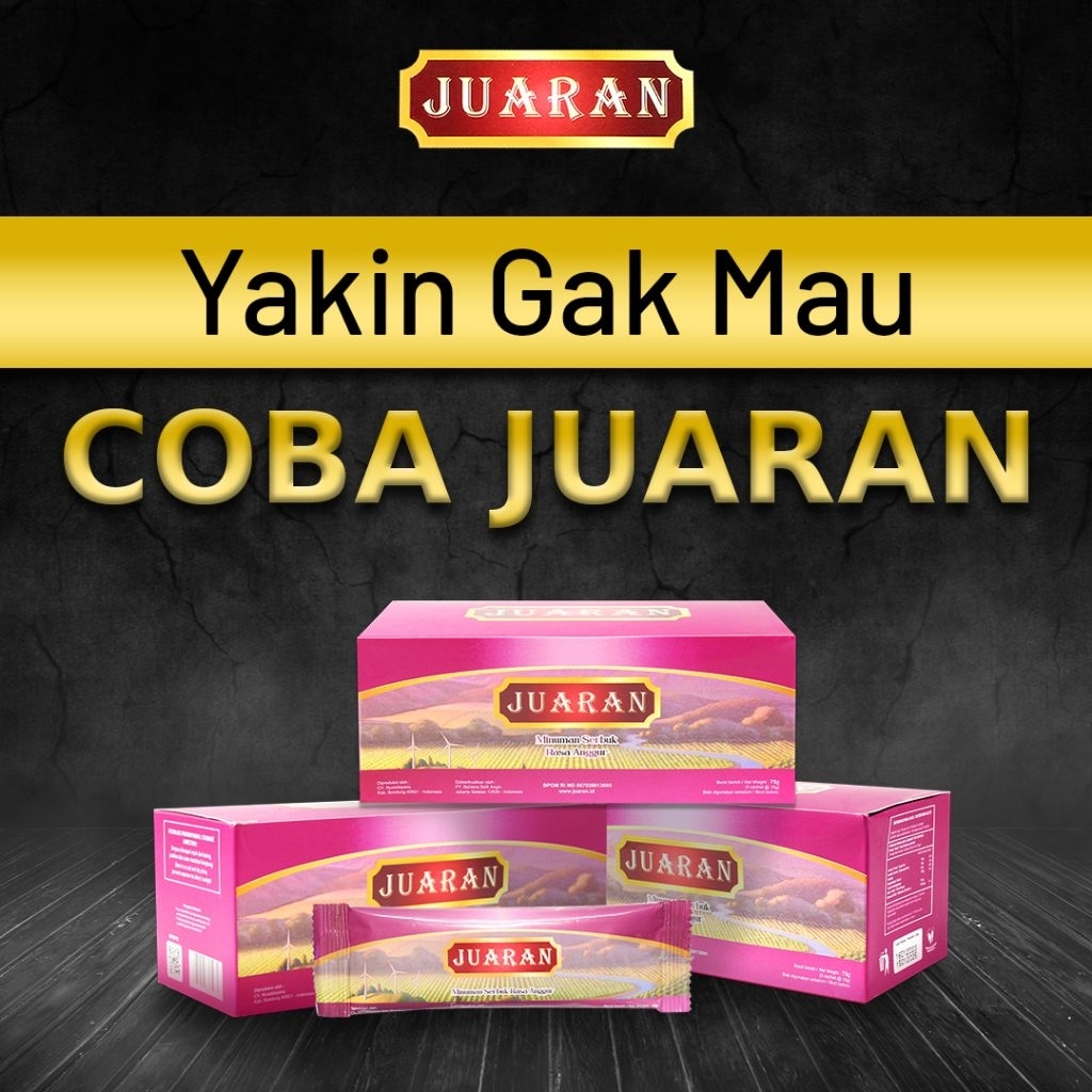 

Juaran Herbal Minuman Serbuk Rasa Anggur - 1 Box isi 5 Sachet