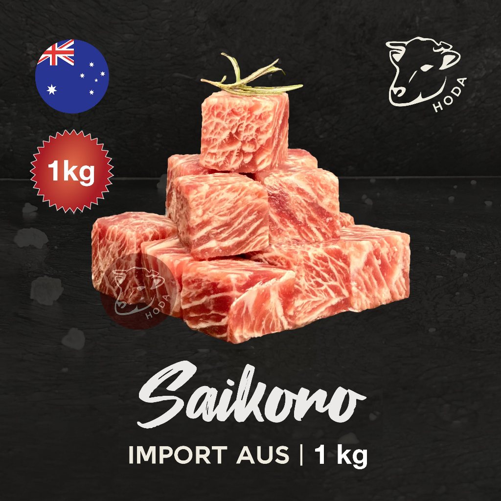 

Saikoro Beef Wagyu Meltique Cube / Daging Kotak Premium | 1kg