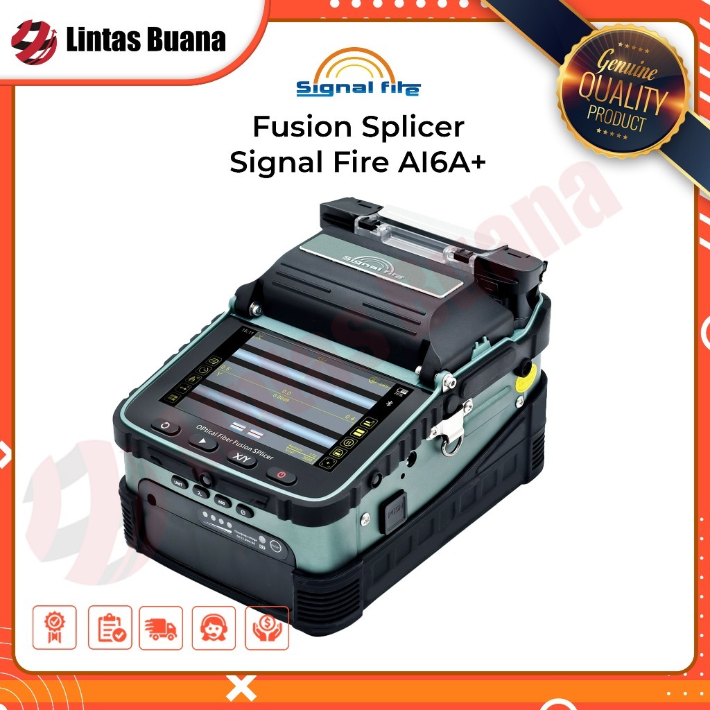 Splicer Signal Fire Ai6A+ Splicer Fiber Optic Fusion Ai6 A+ Built in OPM & VFL