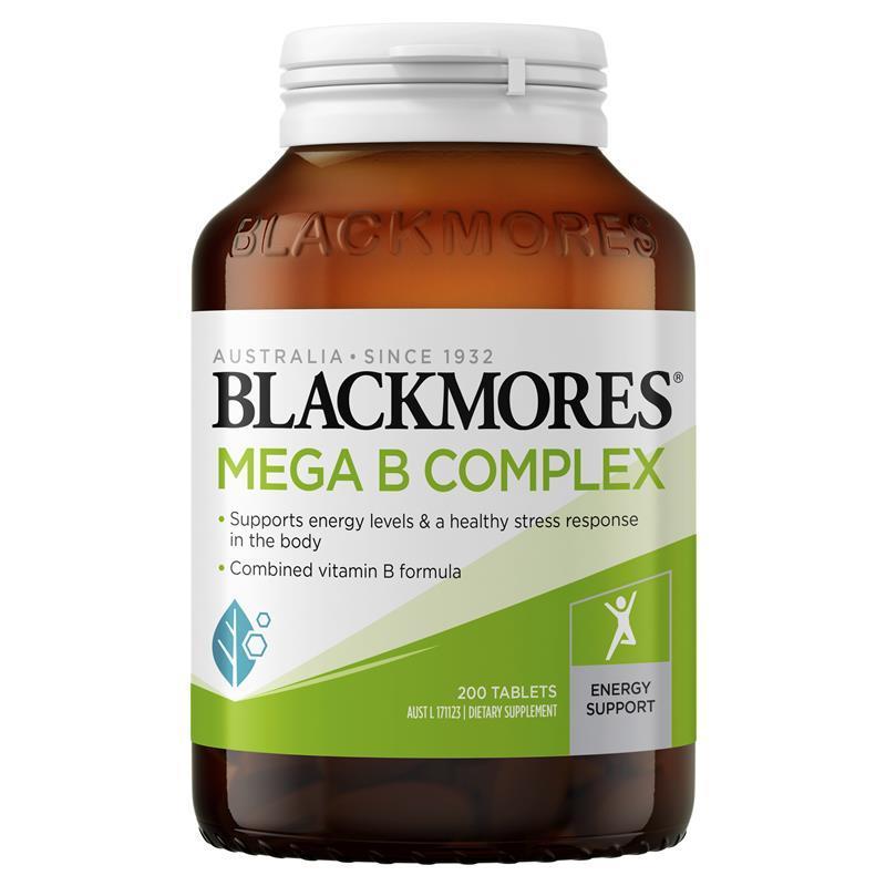 Blackmores Mega B Complex 200 Tablets