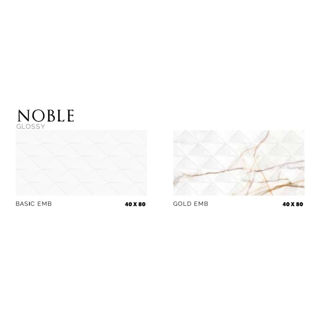 KERAMIK MEREK PLATINUM TYPE NOBLE BASIC EMB NOBLE GOLD EMB UKURAN 40X80 GLOSSY
