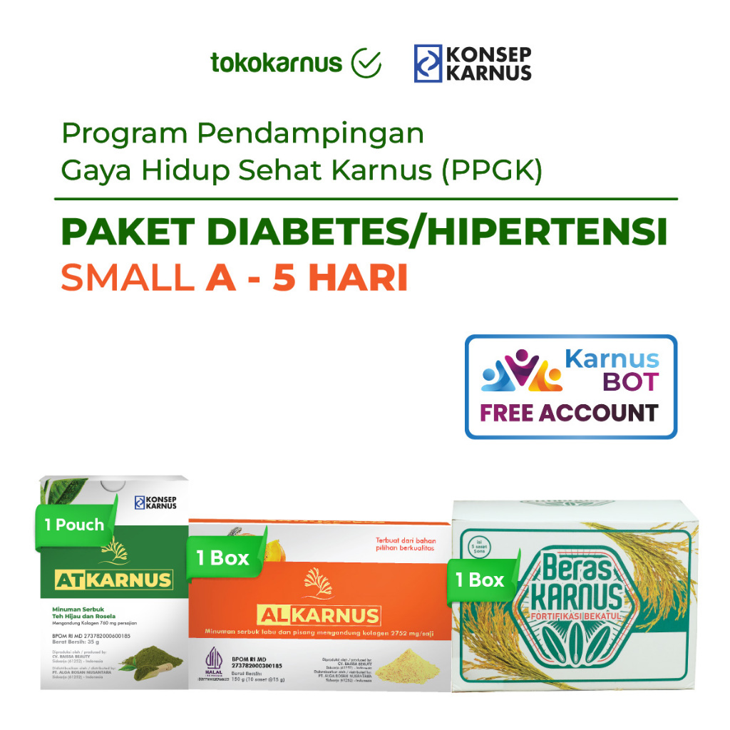 Program Pendampingan Hipertensi Konsep Karnus - Small A (5 Hari)