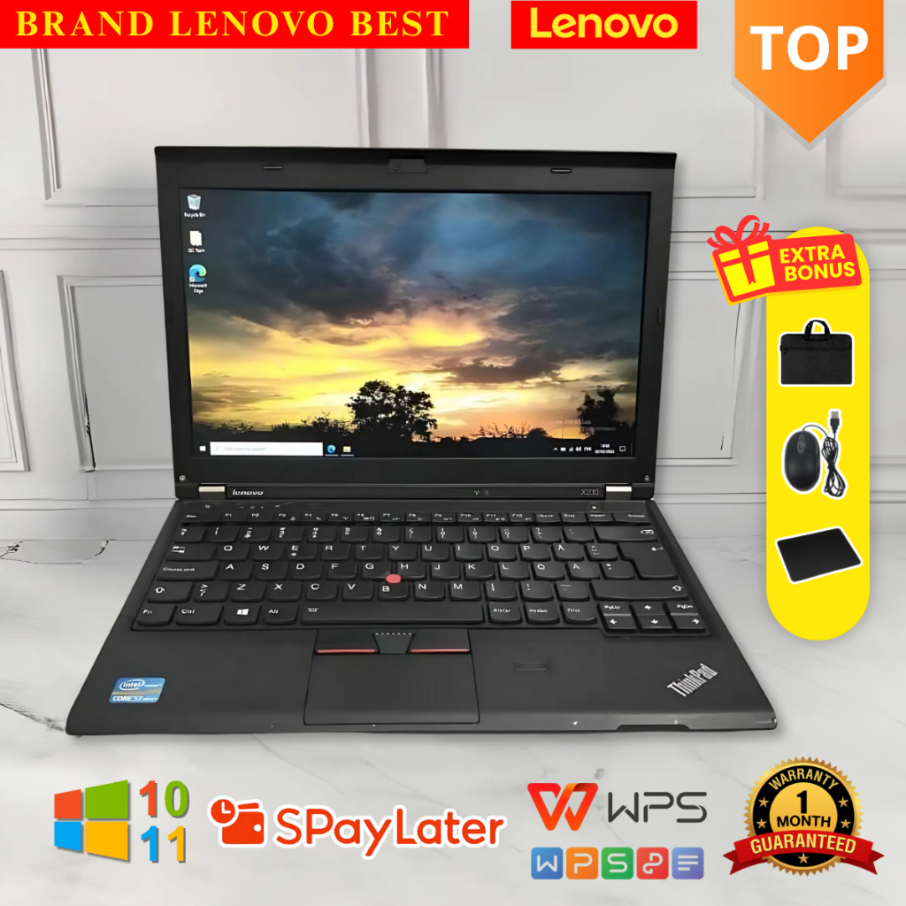 LAPTOP LENOVO THINKPAD X220 X230 CORE i3/i5 GEN 3  - LAYAR 12 INCH -  MURAH DAN BERGARANSI