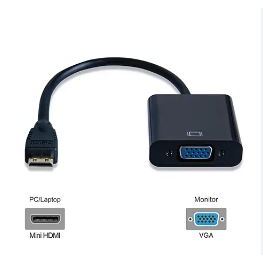 CONVERTER MINI HDMI TO VGA KABEL / CONV HDMI MINI TO VGA