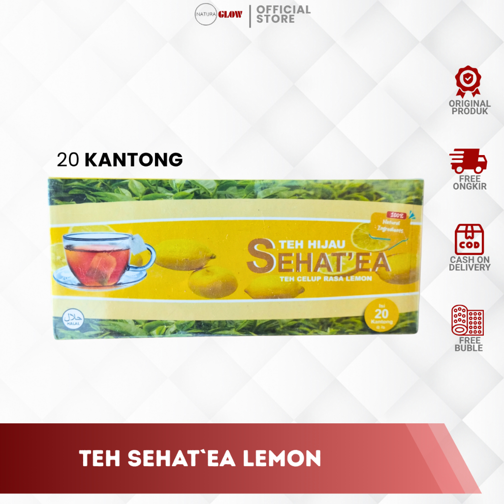

Teh Hijau SEHAT'EA Rasa Lemon isi 20 kantong Alifa Rahasia Alami untuk Kesehatan dan Kebugaran
