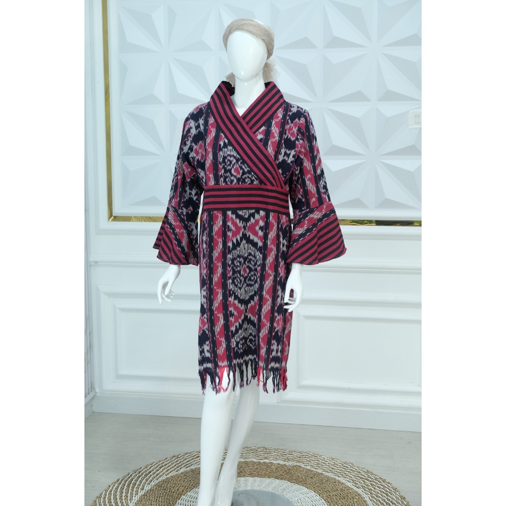 BATIQUE tenun kimono style (baju kondangan, dress kondangan)