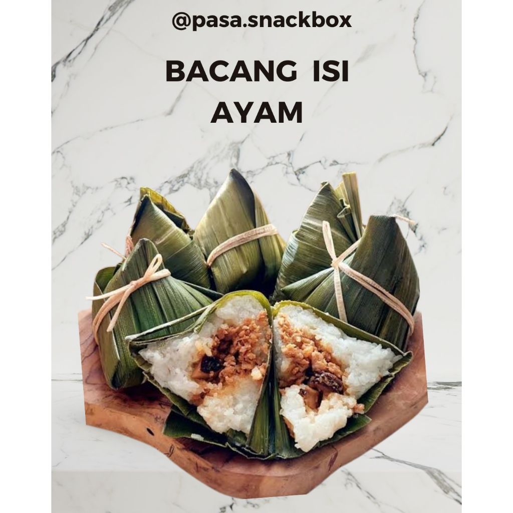 

Bacang Isi Ayam - PASA Snack Box - Jajanan Tradisional - Jajanan Pasar - Snack Meeting