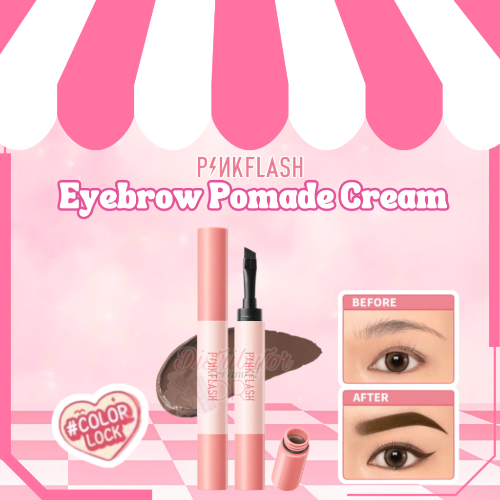 Pomade Alis Tahan air Eyebrow Pomade Cream Tahan lama Smudgeproof Quick-drying Shaping | BPOM / poma