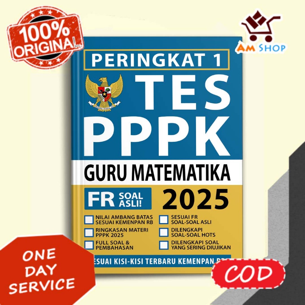 Buku PPPK GURU MATEMATIKA 2025 - Peringkat 1 PPPK GURU MATEMATIKA 2025 - Media Eduka
