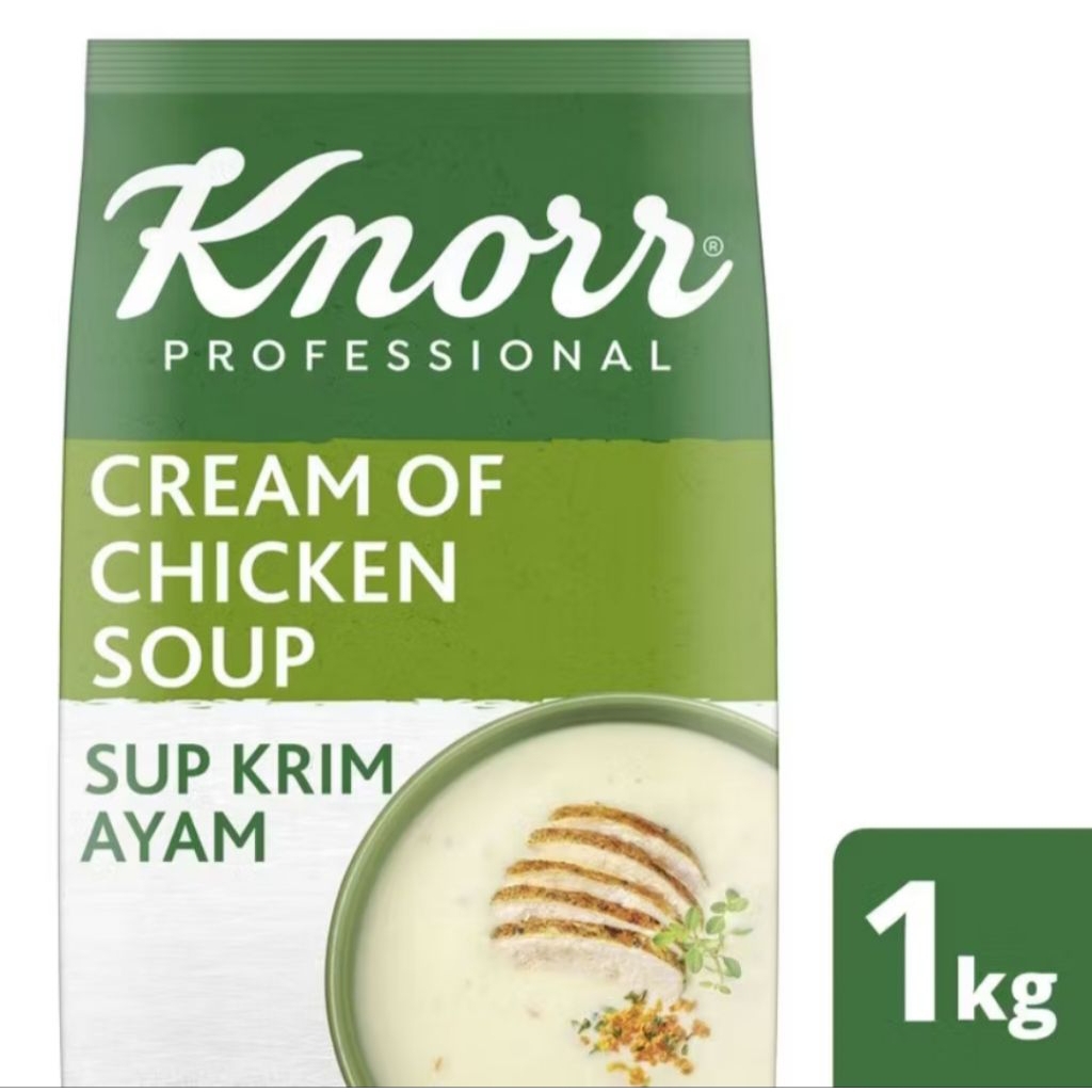 

Knorr Cream of Chicken Soup/Sup krim Ayam 1kg