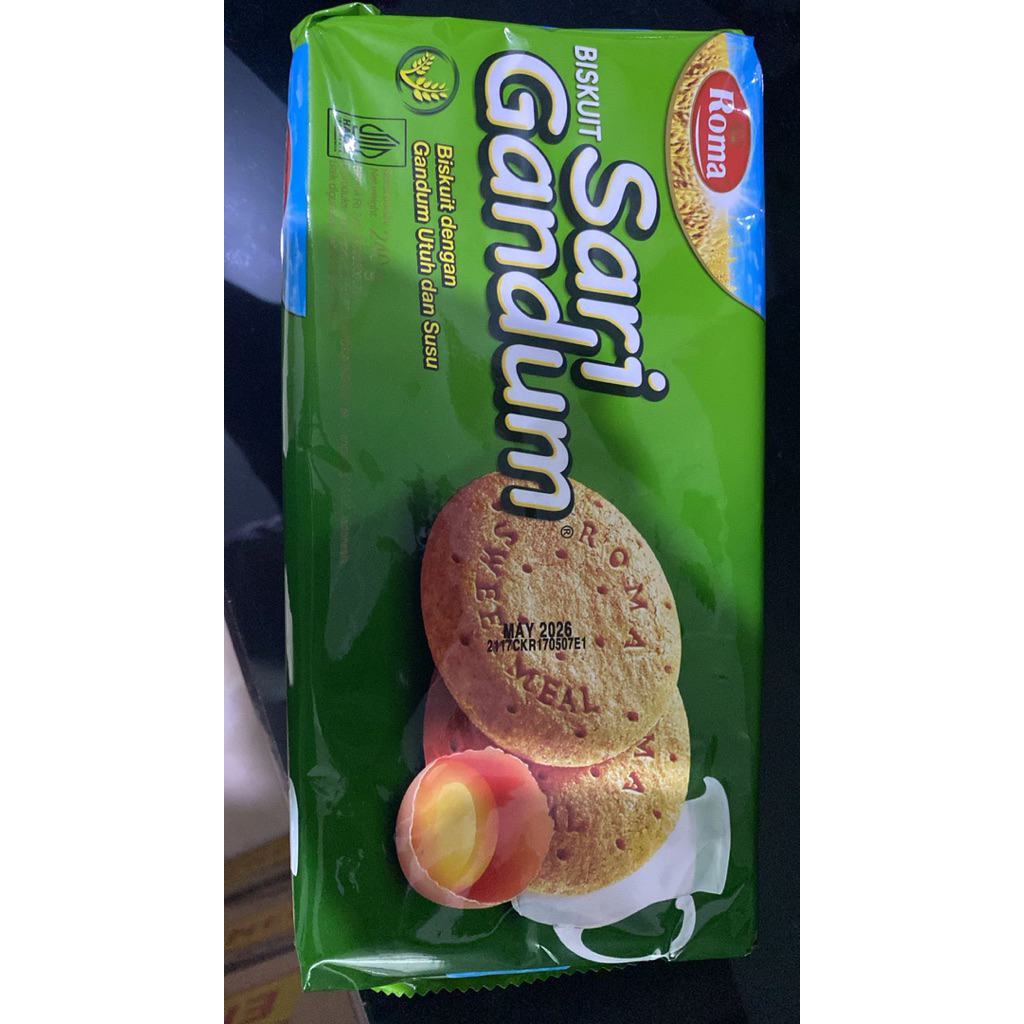 

sari gandum roma 240 gr 1 dos