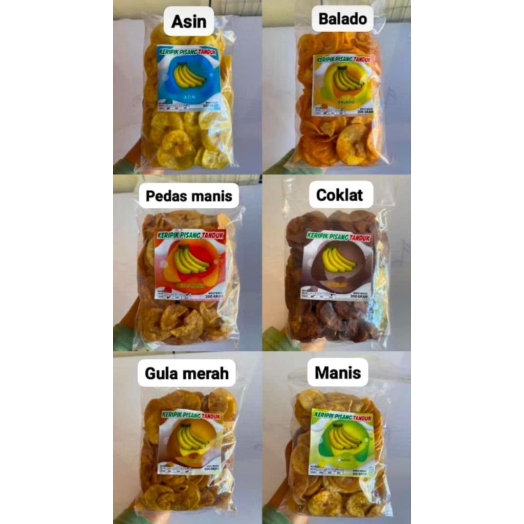 kripik pisang tanduk