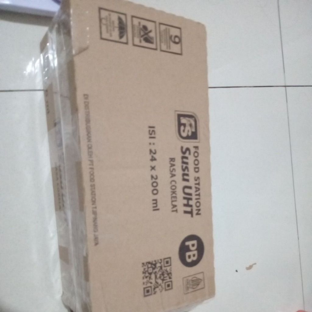 

susu food station rasa cokelat