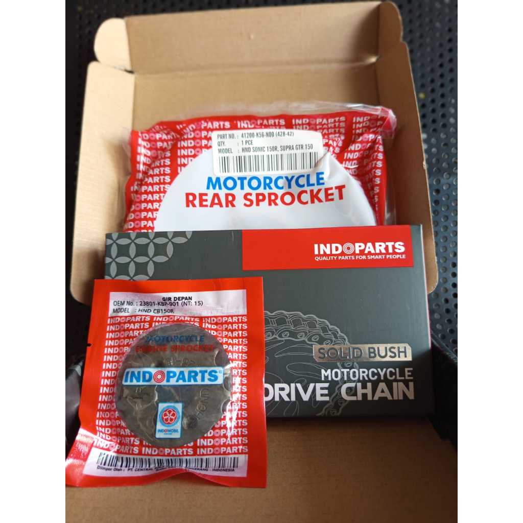 GEAR SET SONIC 150 / GTR 150 ORIGINAL INDOPARTS - K56