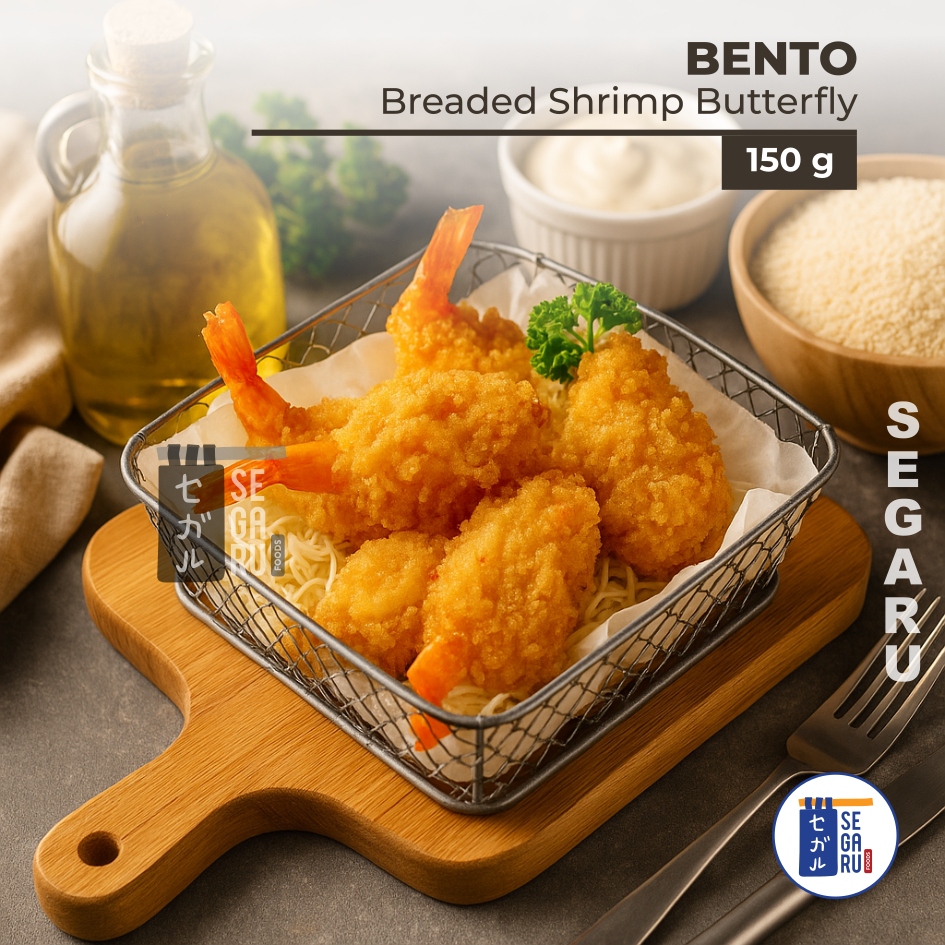 

Breaded Shrimp Butterfly Katsu Udang Goreng Tepung Bento Halal
