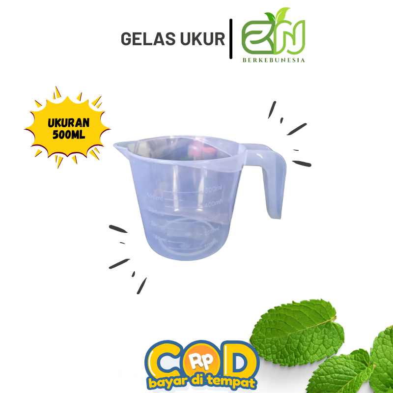 Gelas Ukur 500 ml gelas Takar Plastik 500 ml