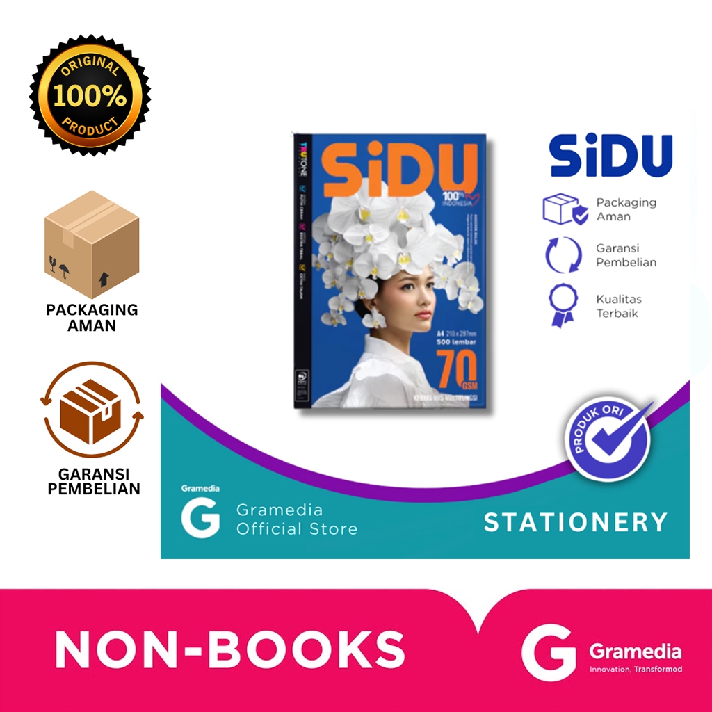 

Gramedia Bali - *HOT ITEM* SDU FC 70 A4 210X297 / Kertas HVS Sidu A4 70Gsm