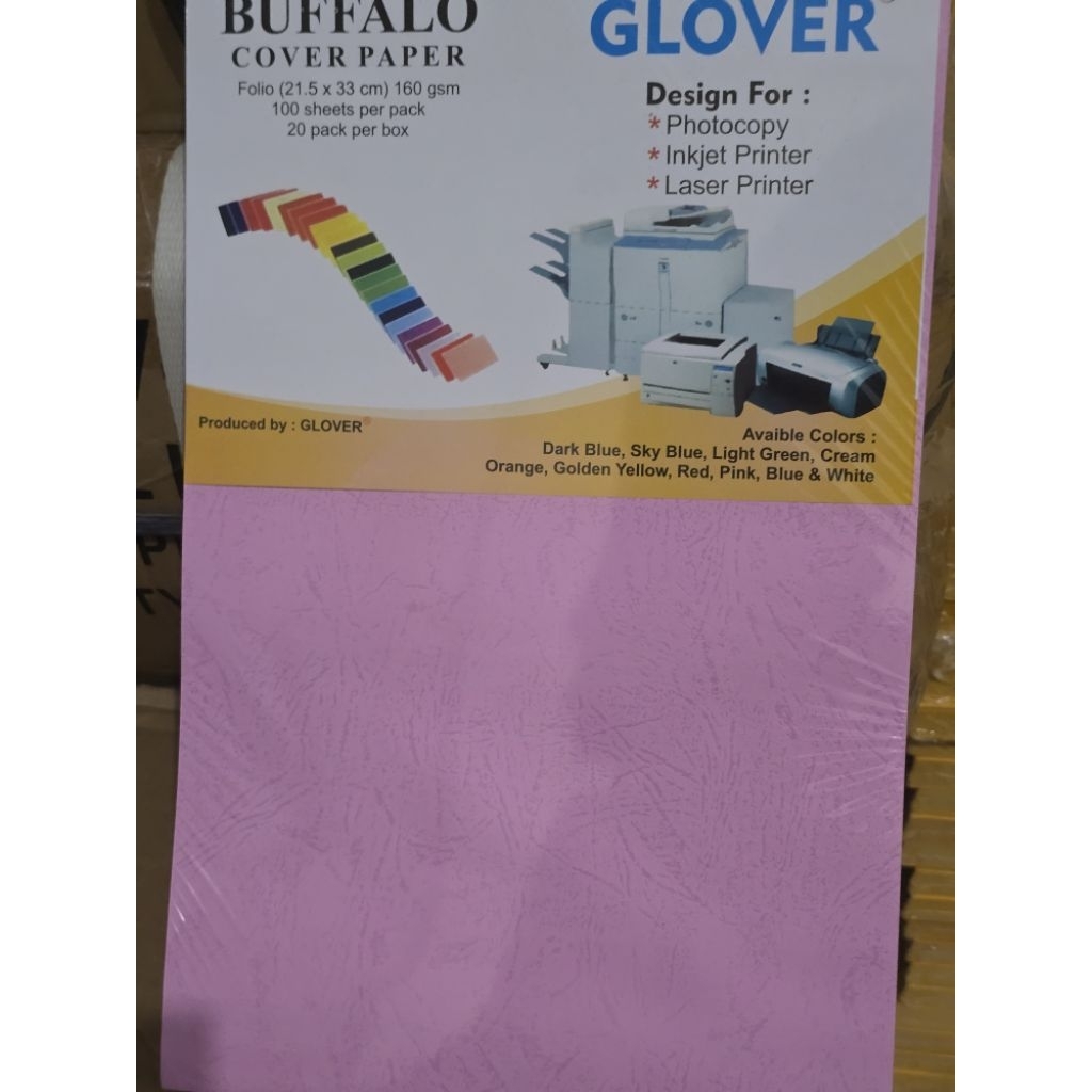 

KERTAS JERUK F4 BUFFALO 1 PACK 100 LEMBAR