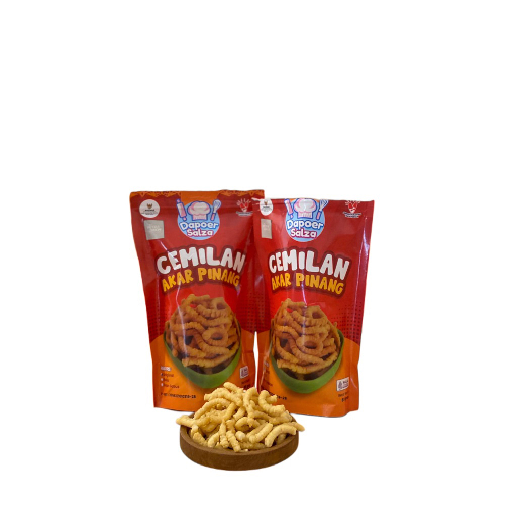 

Cemilan Akar Pinang Original / rasa Bawang