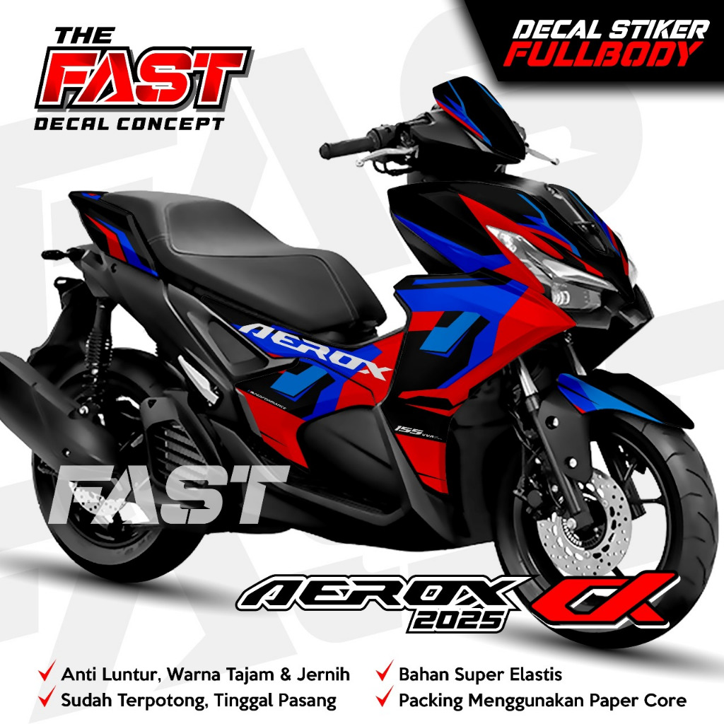 TERBARU Stiker AEROX Alpha New 2025 Full Body tertutup Motif Keren Stiker AEROX Antiluntur