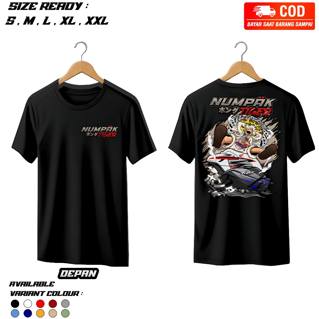 BAJU KAOS ATASAN NUMPAK HONDA TIGER REVO HEREX - HEREX DISTRO ORIGINAL MURAH - KAOS OTOMOTIF MEKANIK