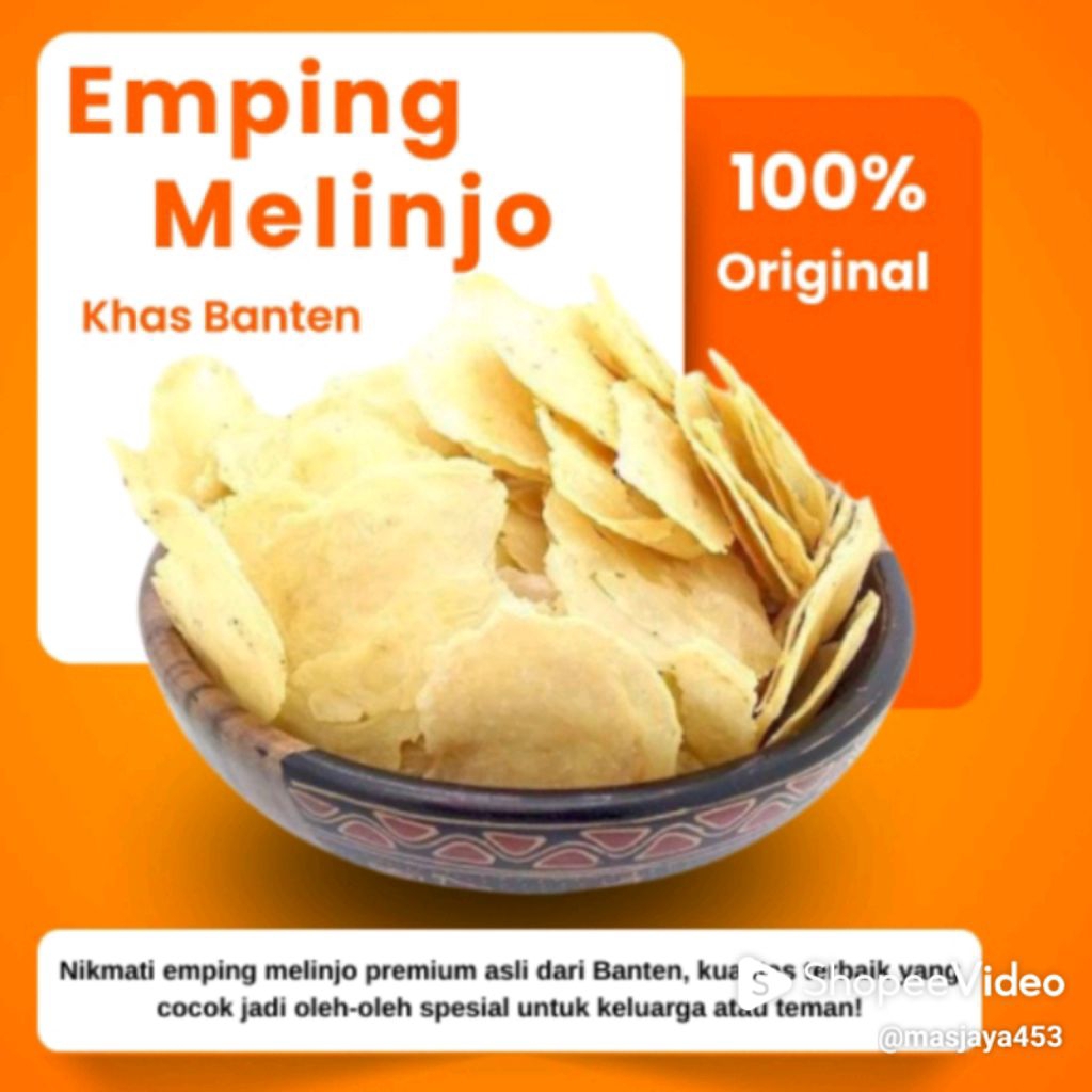 

produk iii Emping melinjo termurah khualitas terjamin kemasan 1kg original khas Pandeglang Banten