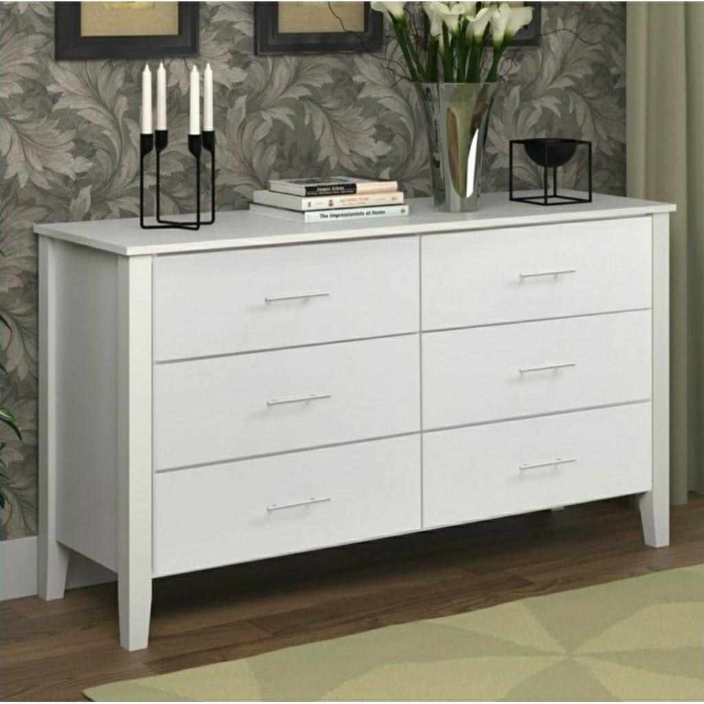 Drawer 6 Laci Minimalis Kayu Karci