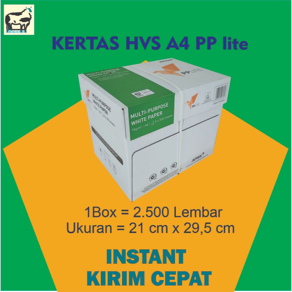 

Kertas Hvs PPlite A4 75 gram 1 Box