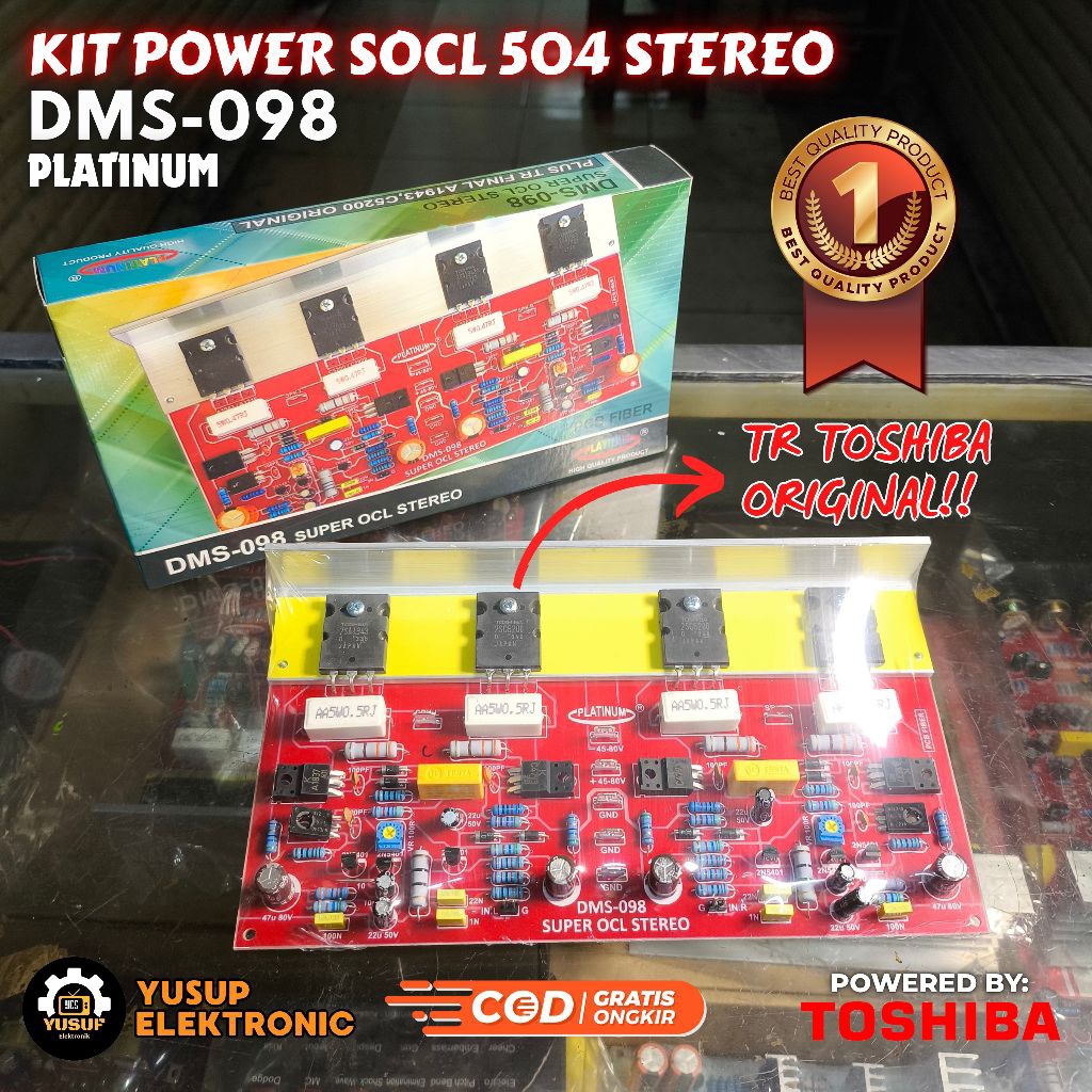 KIT POWER DRIVER SOCL 504 STEREO DMS098 AMPLI AMPLIFIER DRIVER SOCL504 DMS 098 SUPER OCL DMS098 PLAT