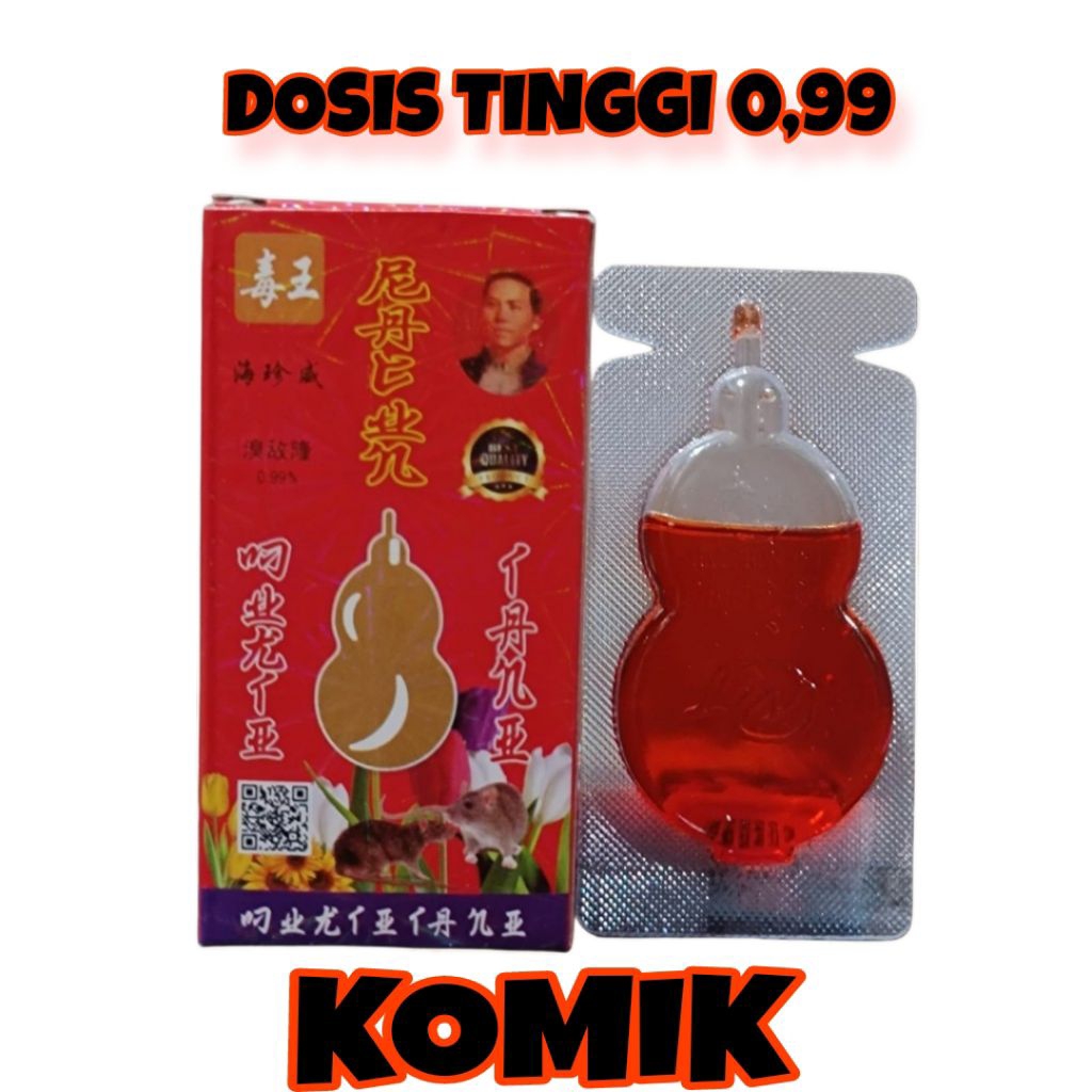 Racun Tikus Cair 2M KOMIK DOSIS 0,99 (MATI KERING)