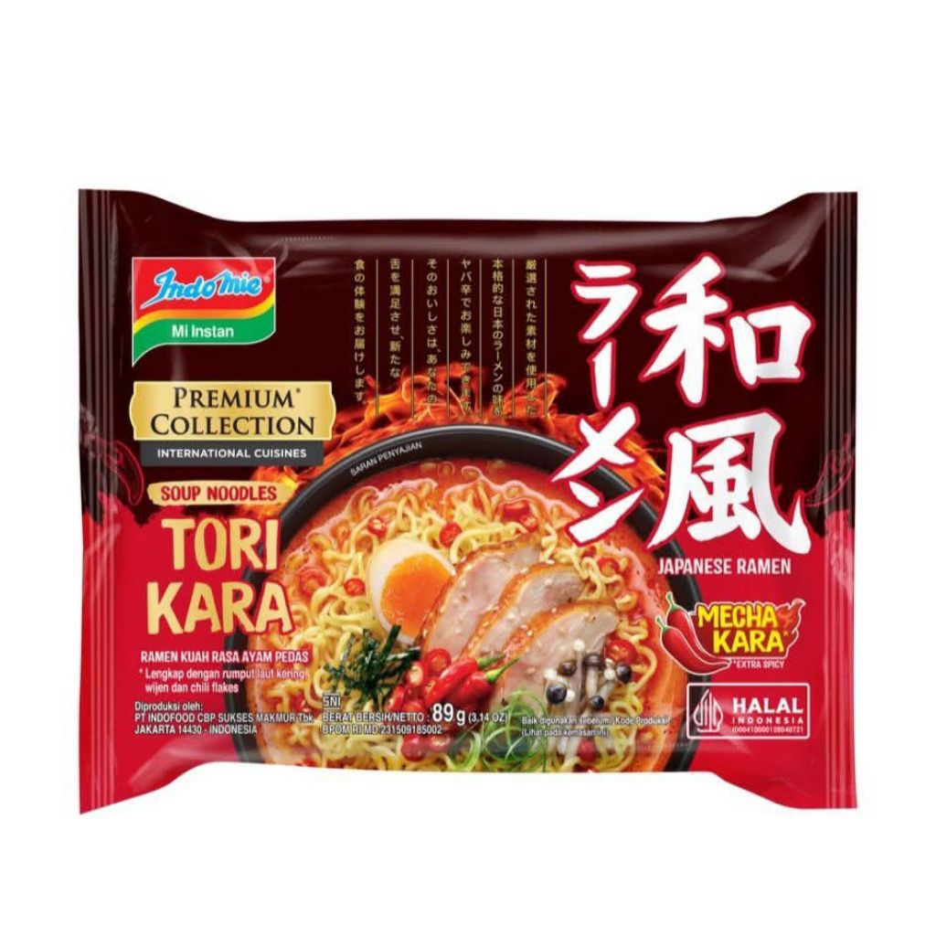 

Indomie Ramen Tori Kara / Tori Miso 1 dus isi 20 pcs