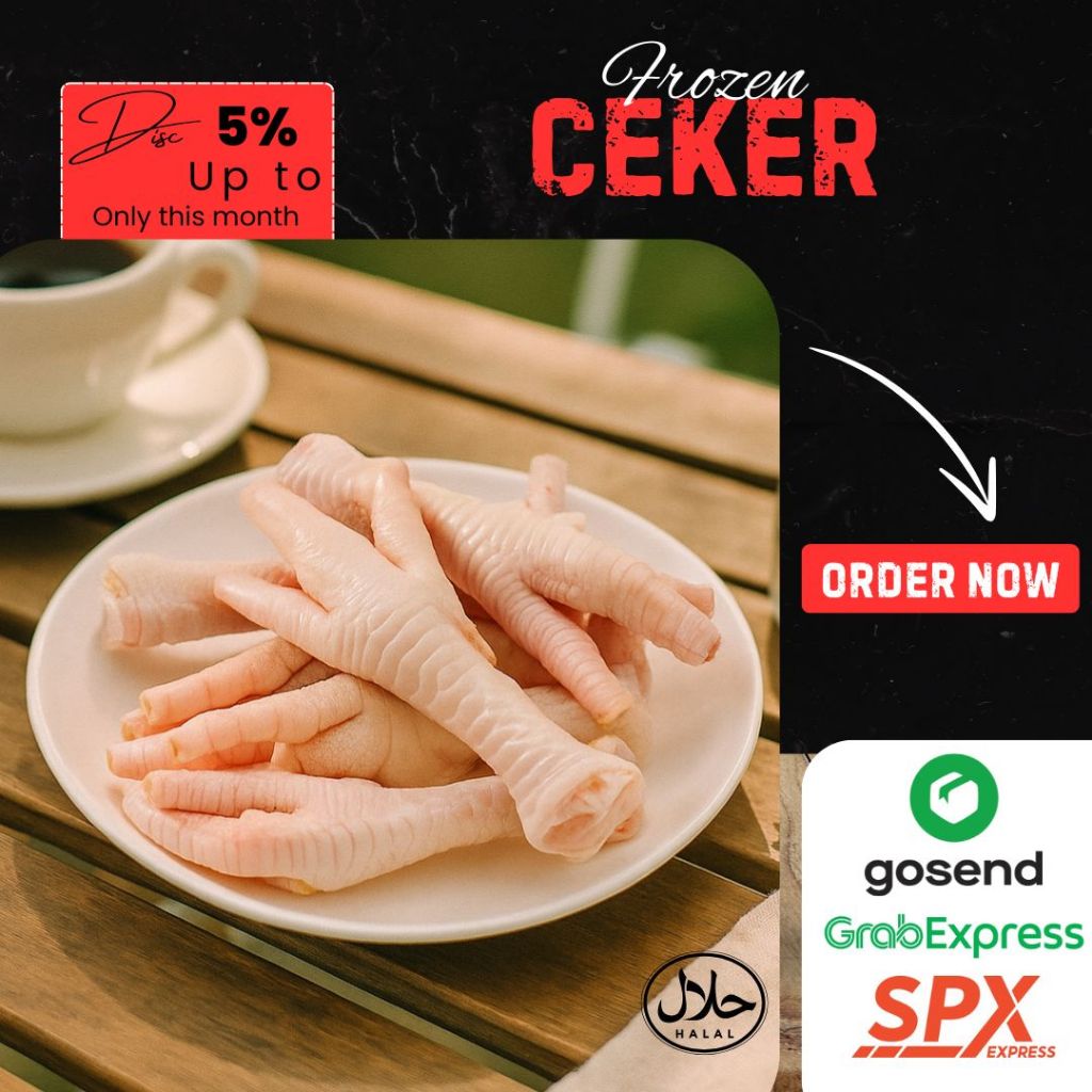 

Daging Ayam BAGIAN CEKER | 1000gr (1kg)