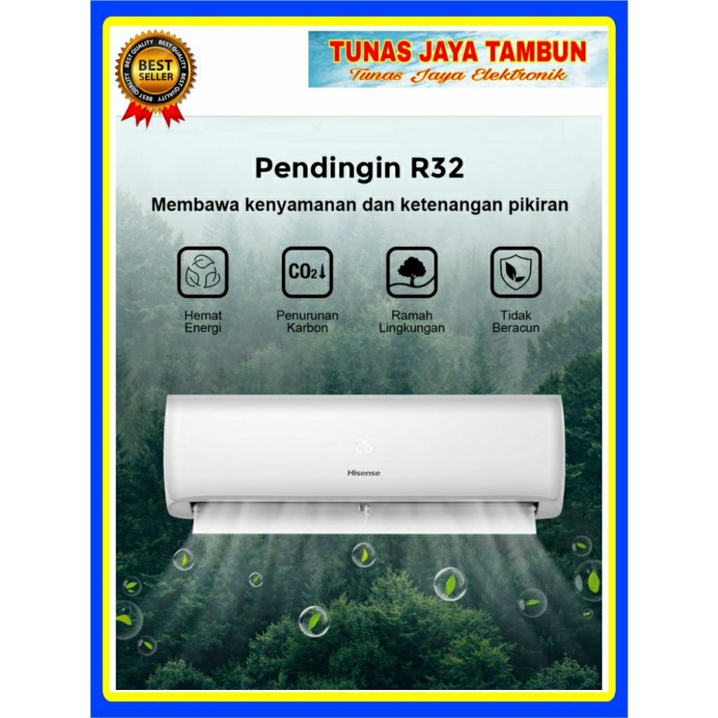 AC HISENSE 09CDG  / AC HISENSE AN 9CDG / AC HISENSE 1 PK