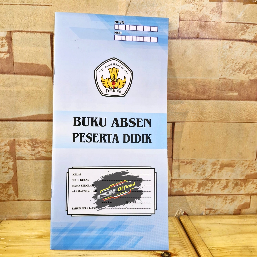 

BUKU ABSENSI PESERTA DIDIK SD SMP SMA SMK (UMUM)