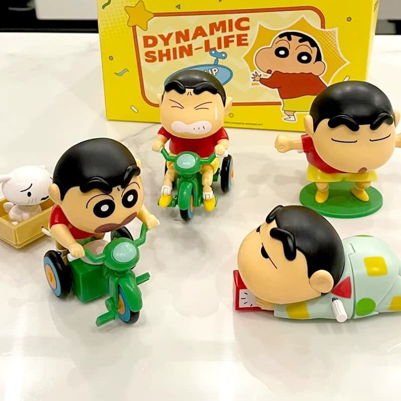 

Mainan Crayon Shinchan Bergerak Putar Bersepeda Shiro Kado Lucu