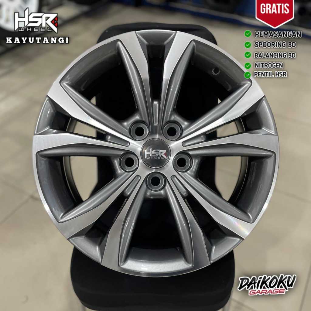 Velg Mobil Standar HSR KAWANUA Rinng 17 Lebar 7,5 Untuk Xpander,Innova,Hrv,Ertiga,Apv dll