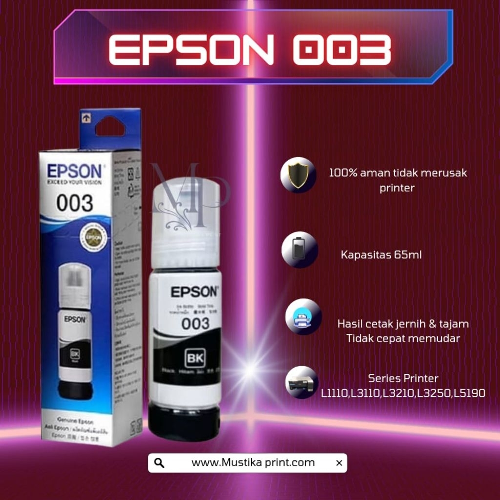 Tinta Epson 003 Original Black
