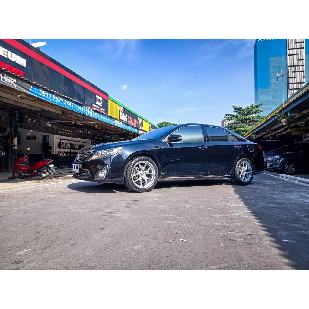 PAKET VELG PLUS BAN ACCELERA 225 50 R18 UNTUK MOBIL CAMRY USE VELG HSR WURZBURG R18