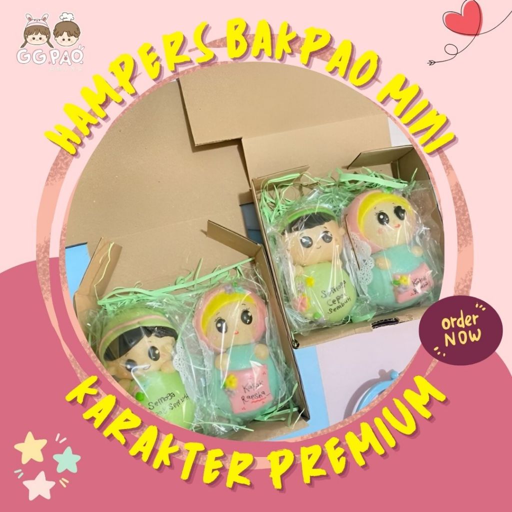 

Hampers bapao mini full body / bakpao karakter premium