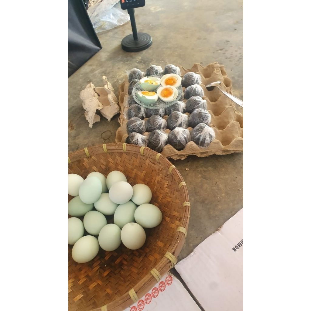 

telur asin matang siap untuk dimakan