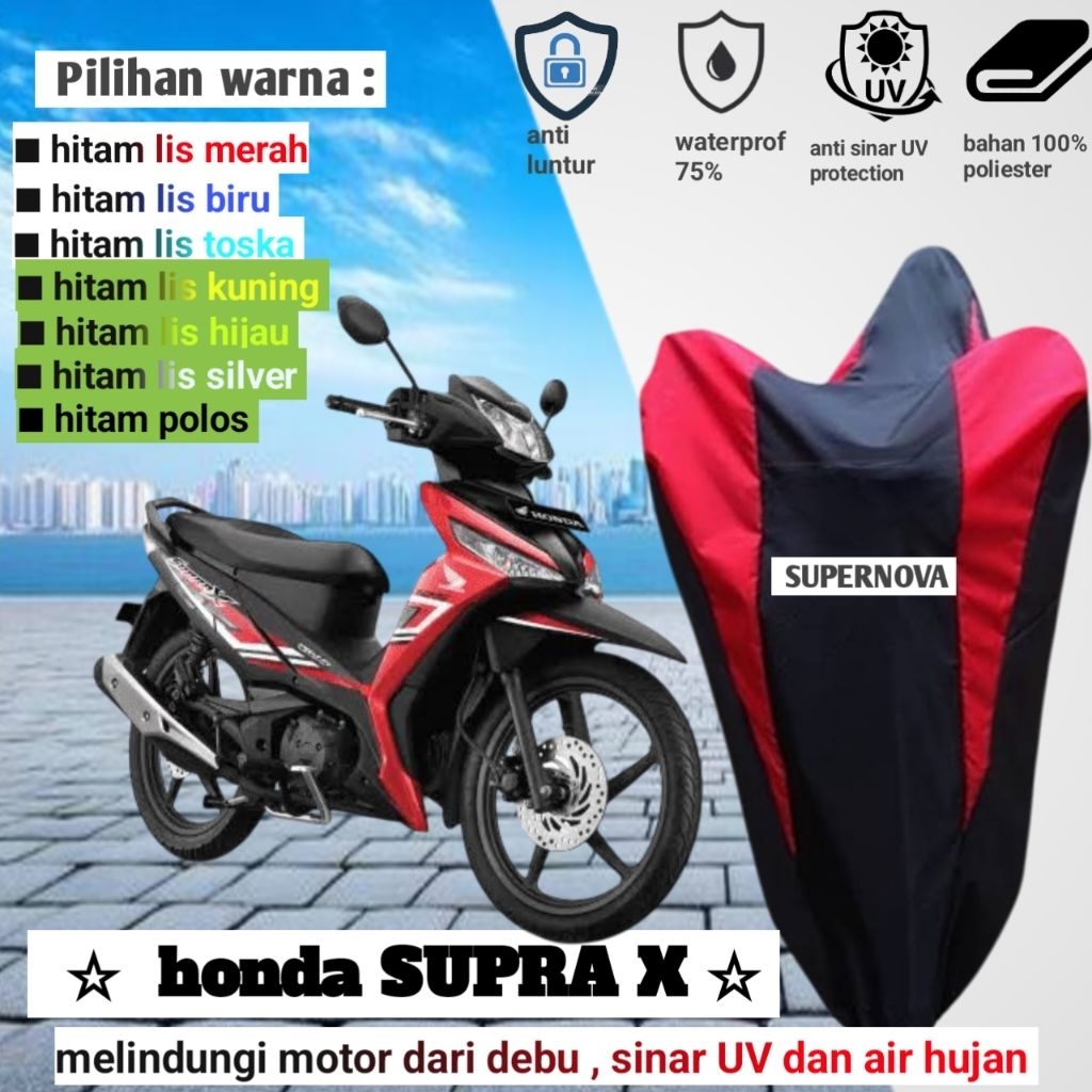 cover/selimut body motor honda SUPRA X , SUPRA X 125 cover motor anti air waterprof