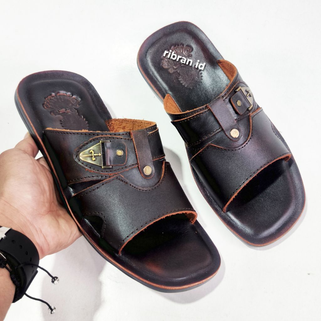 Sandal Kulit Pria Original Sandal Pria Dewasa Kulit