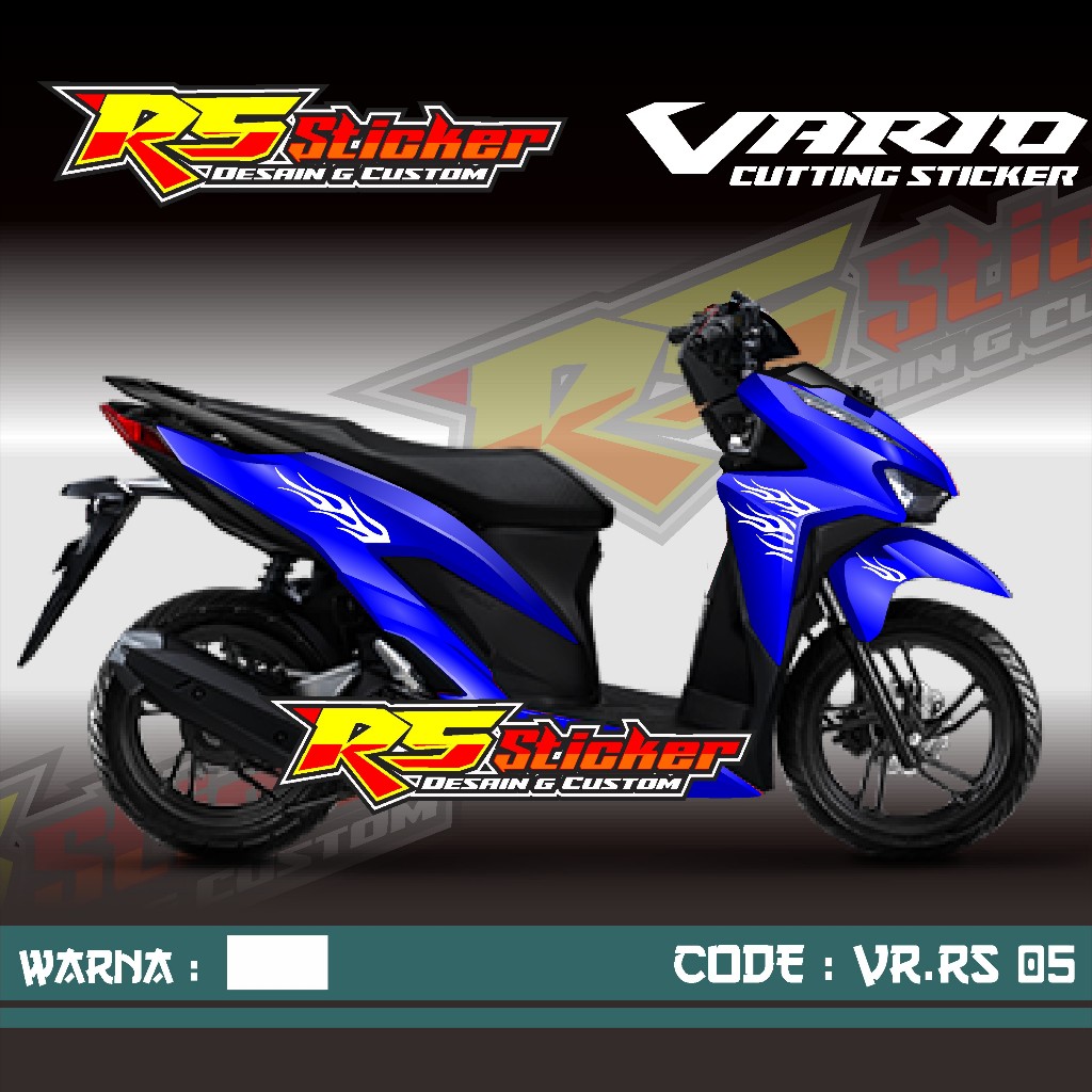 Cutting Sticker Vario 125 dan vario150 - Aksesoris Motor Stiker Honda Vario 125 Vario 150 2017- 2022