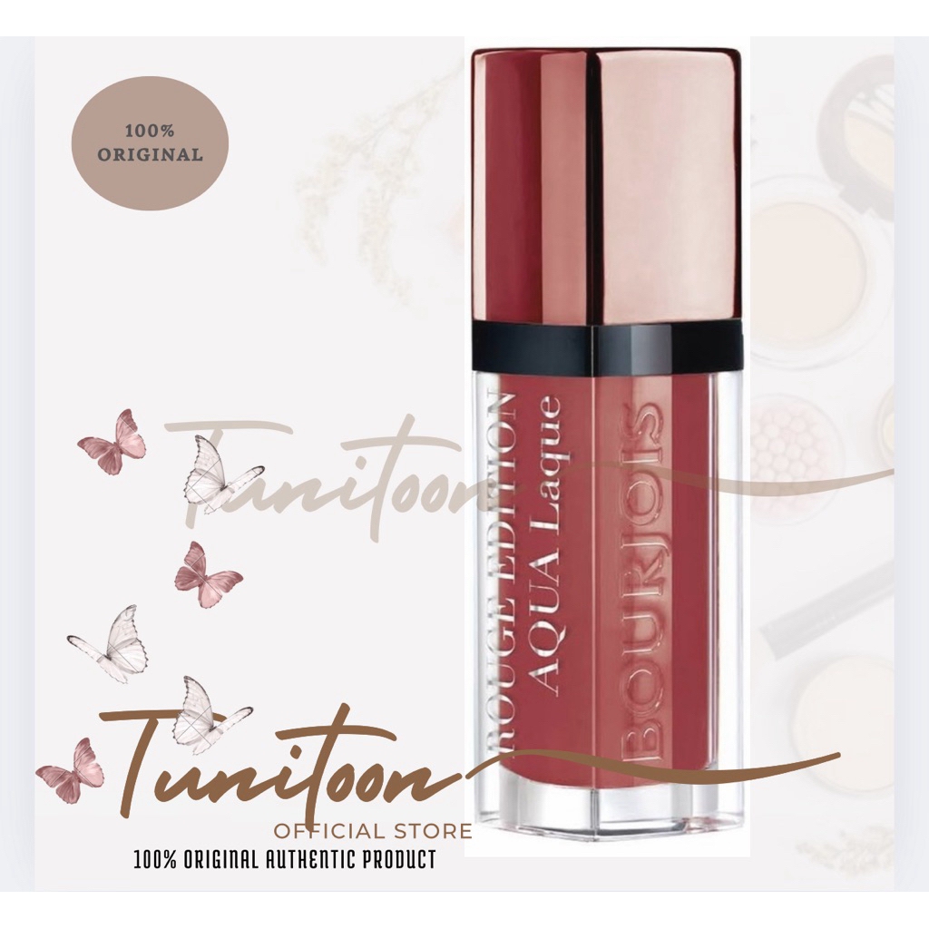 Lipstik Lipcream Liptint BOURJOIS Rouge Edition AQUA LAQUE