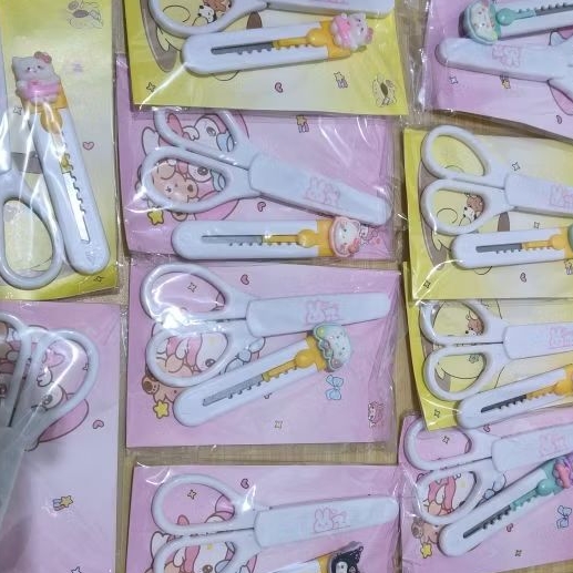 

gunting dan cutter set