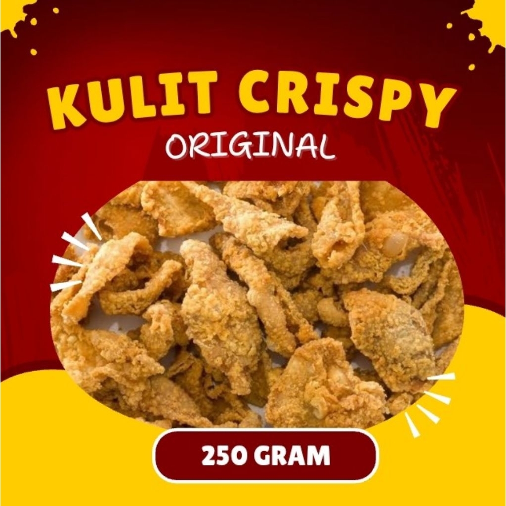 

Kulit Crispy Original 250g Renyah Gurih Murah