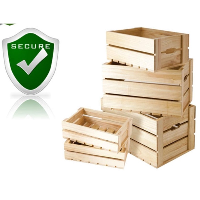 

KODE E25A Extra Tambahan Peti Kayu Packingan Kayu Palet Box ukuran Sedang